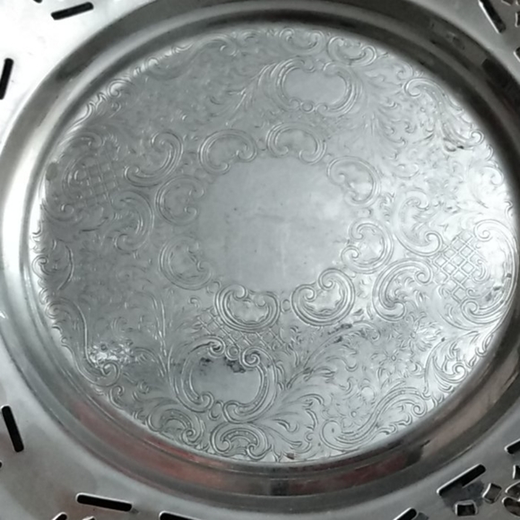 Farber Brothers Krome Kraft cake plate/tray - Picture 2 of 5